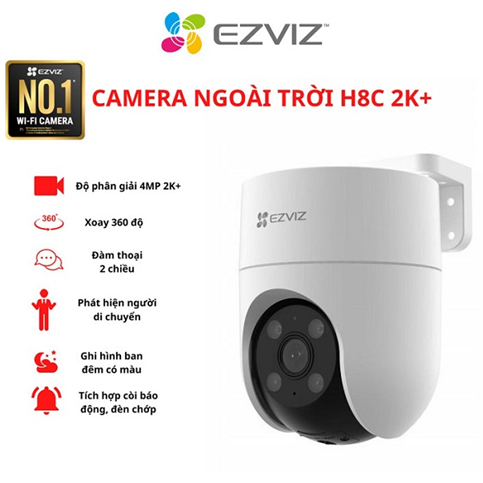 EZVIZ CS-H8C 2K+ 4MP pro Color - Camera WiFi Ngoài Trời